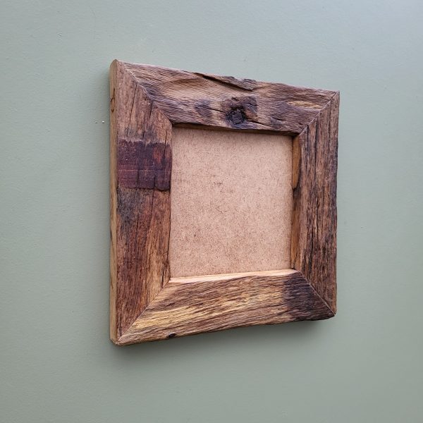 Reclaimed Oak Picture Frame 15 x 15 cm - Image 5