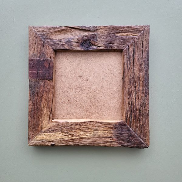 Reclaimed Oak Picture Frame 15 x 15 cm - Image 3